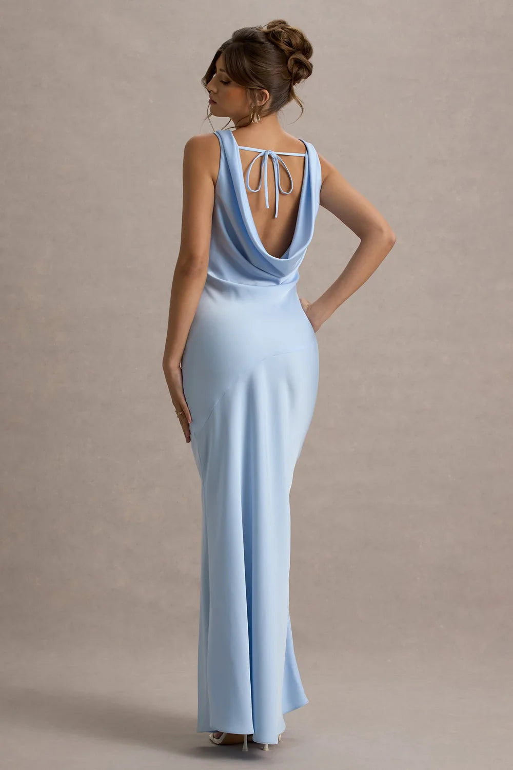 Vestido Longo Acetinado Liora