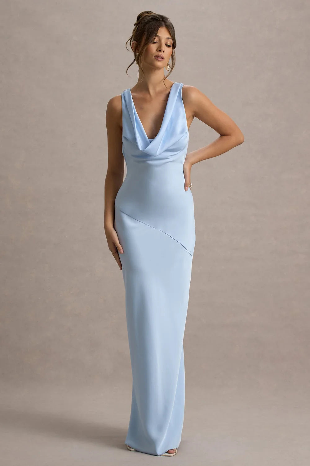 Vestido Longo Acetinado Liora