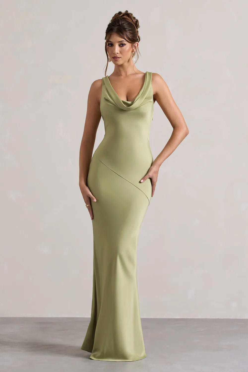 Vestido Longo Acetinado Liora