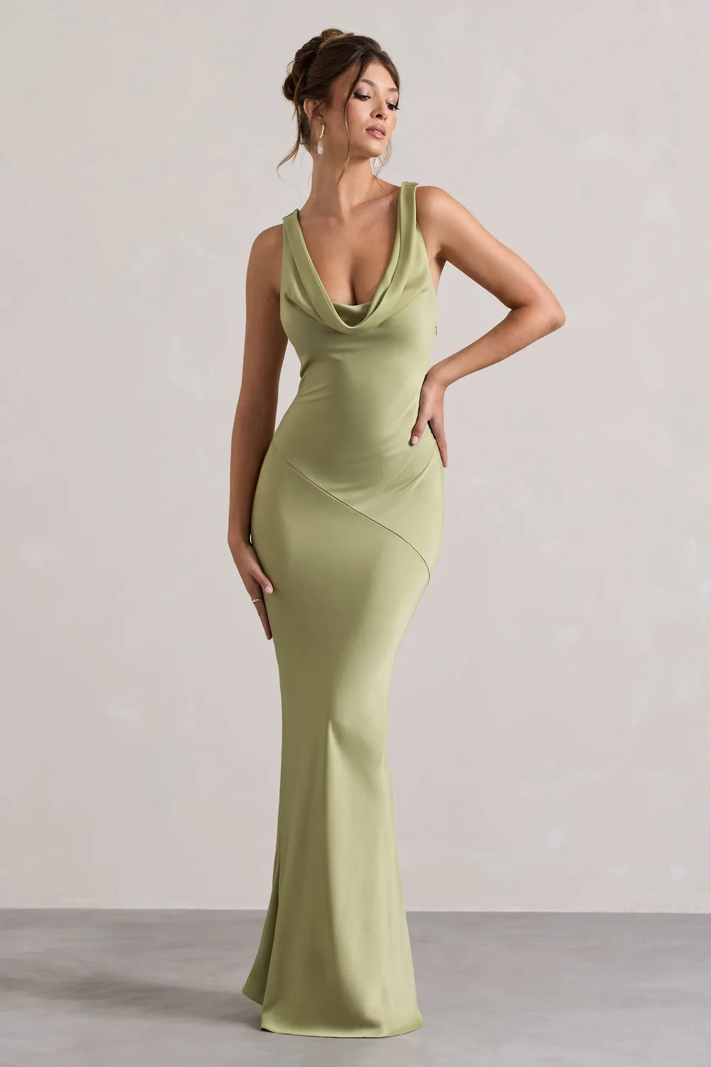 Vestido Longo Acetinado Liora