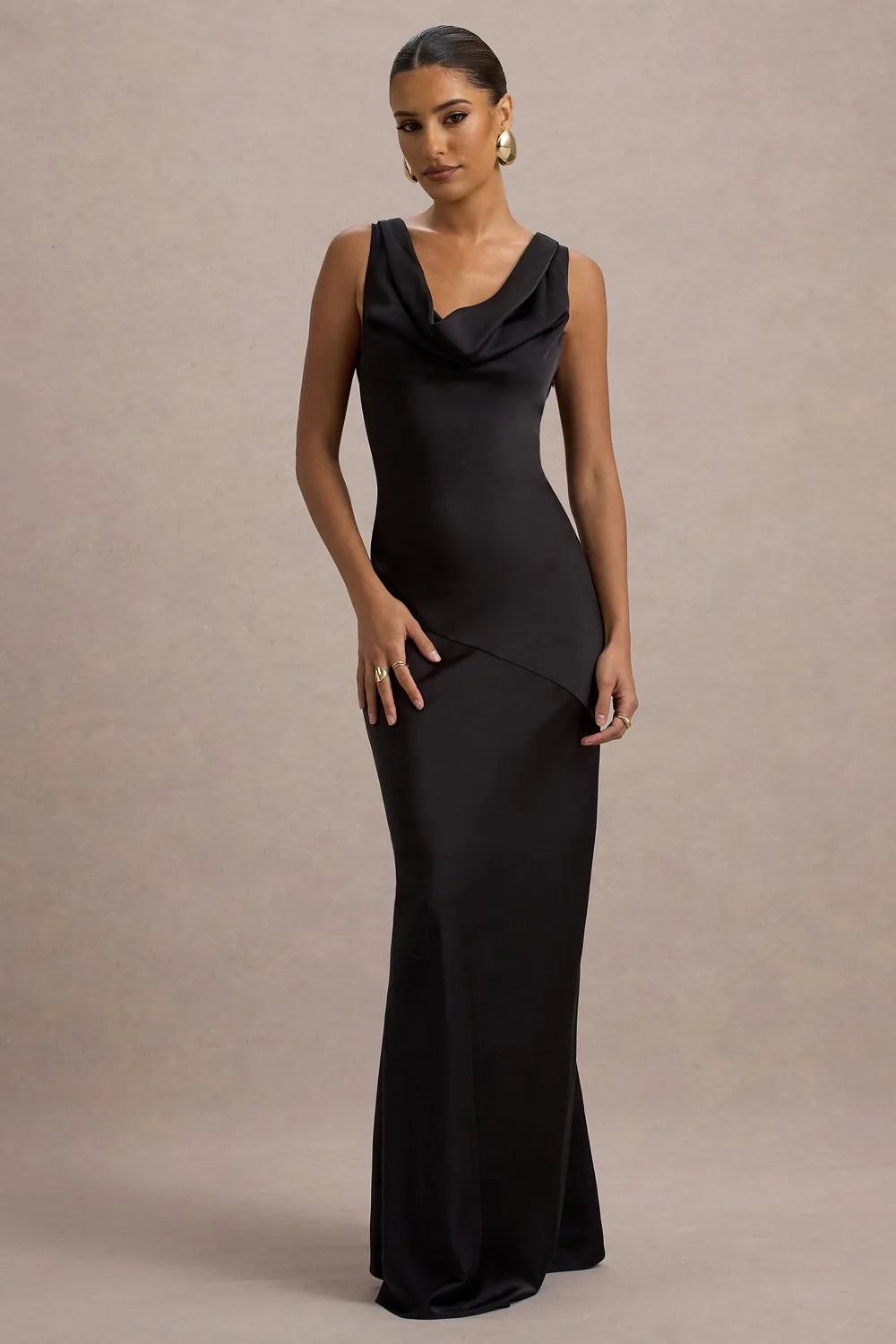 Vestido Longo Acetinado Liora