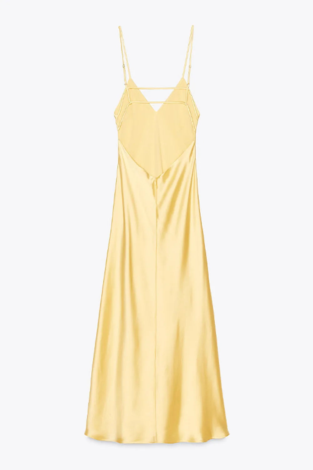 Vestido Longo Acetinado Sully