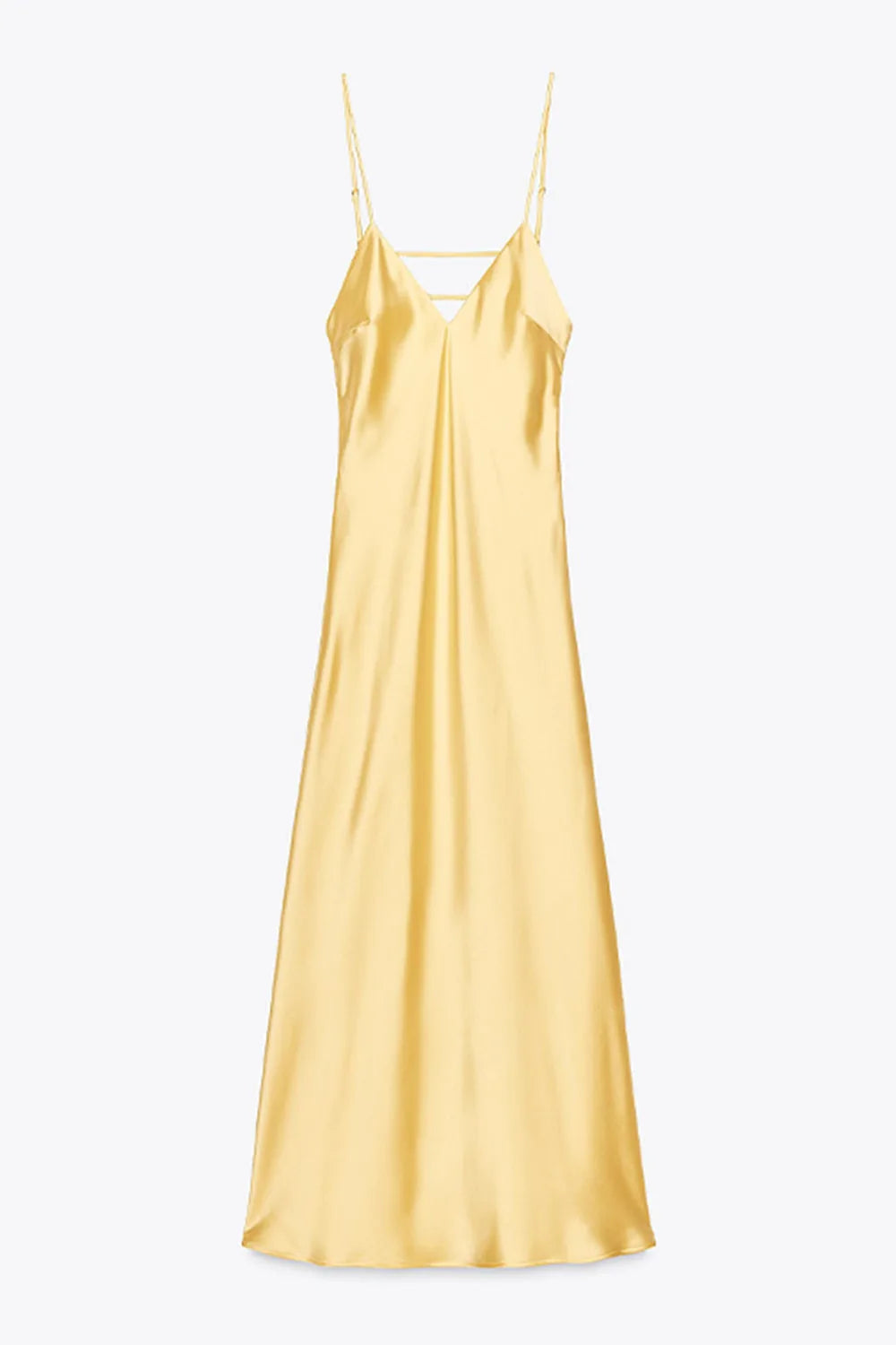 Vestido Longo Acetinado Sully