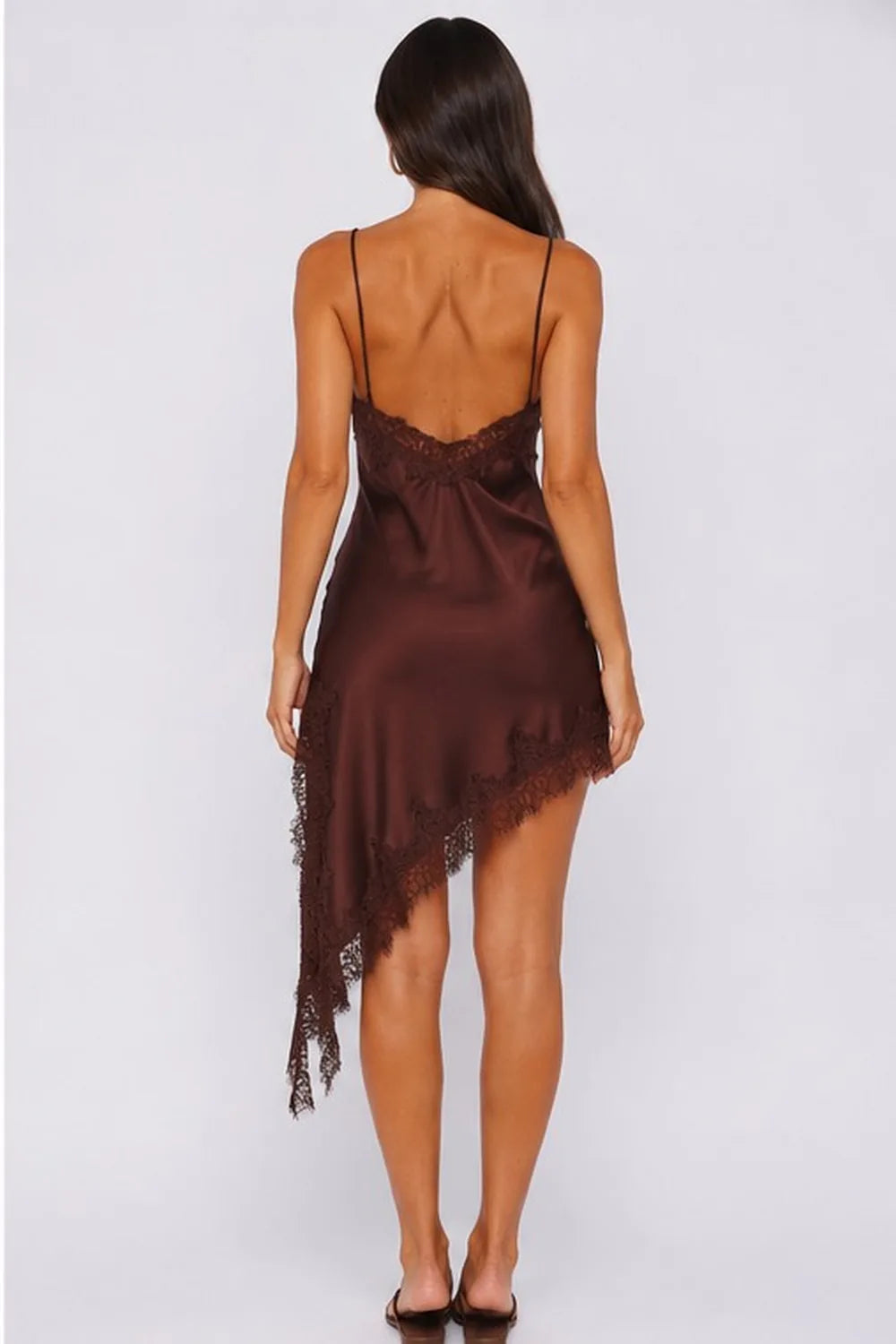 Vestido Curto Acetinado Desiré
