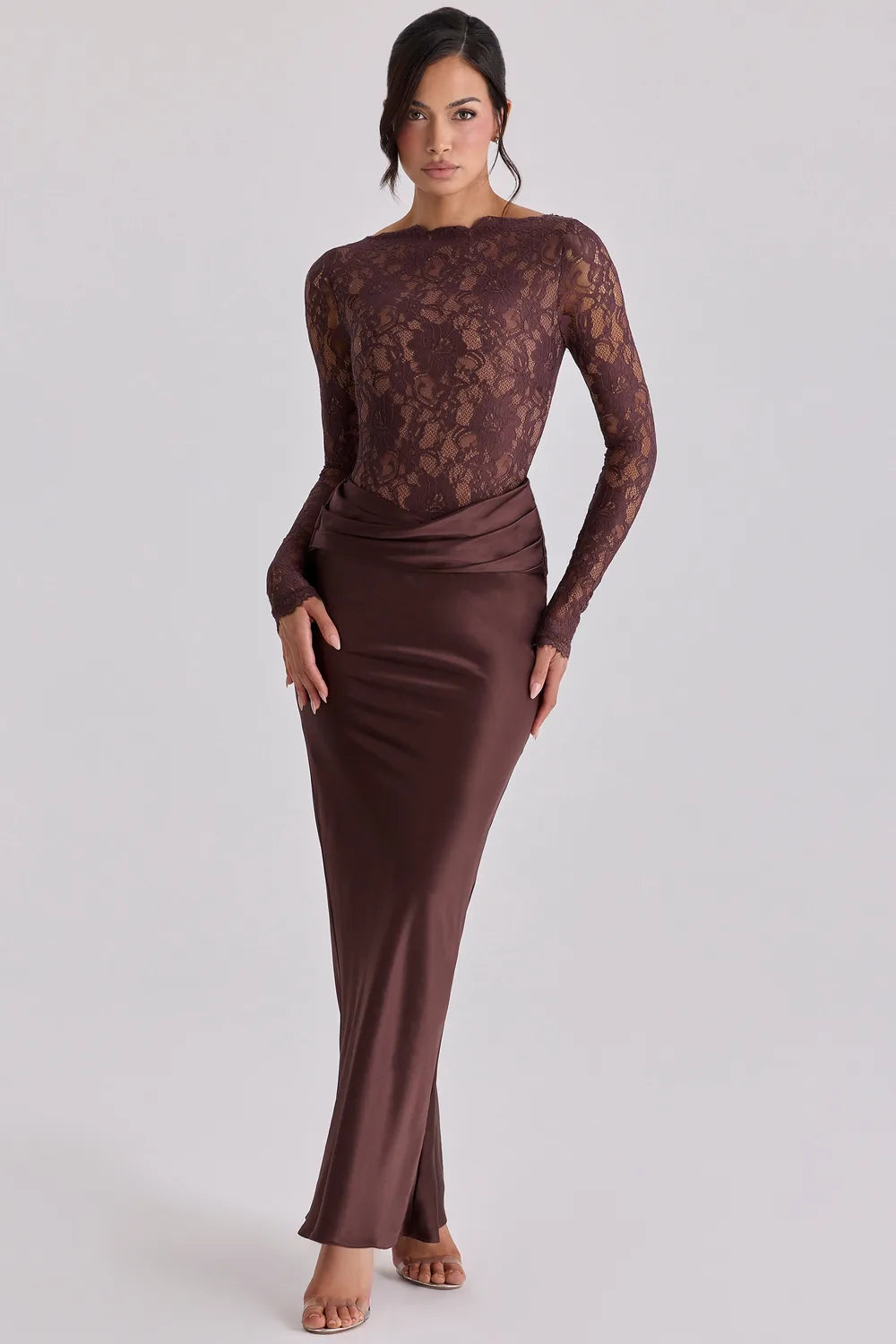 Vestido Longo em Renda Florin