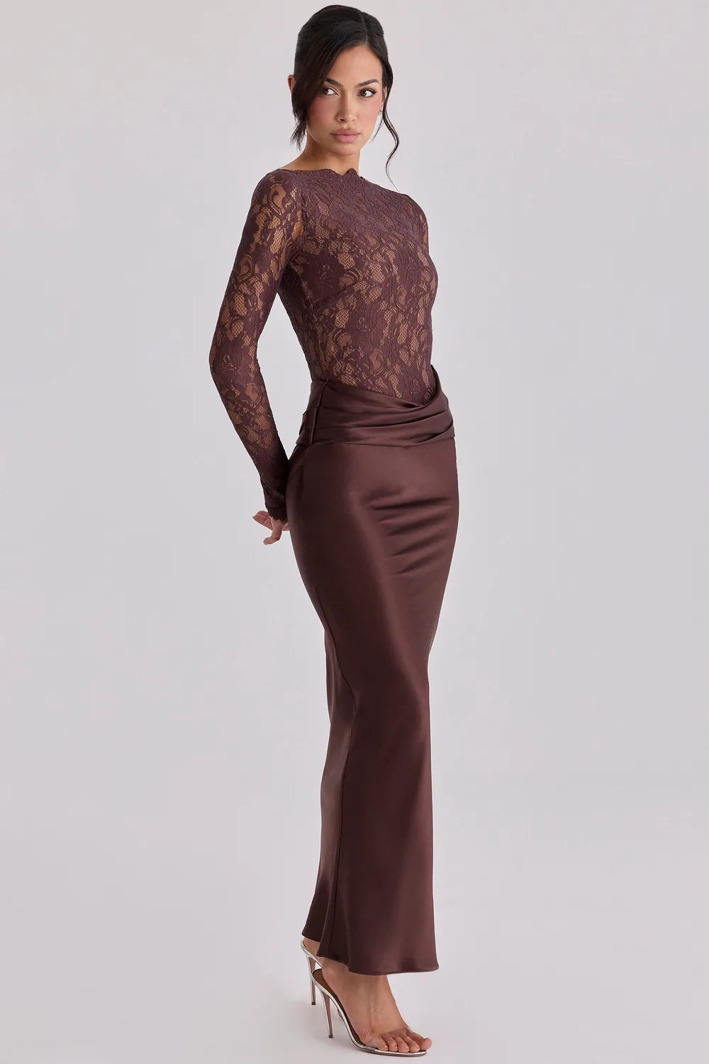 Vestido Longo em Renda Florin