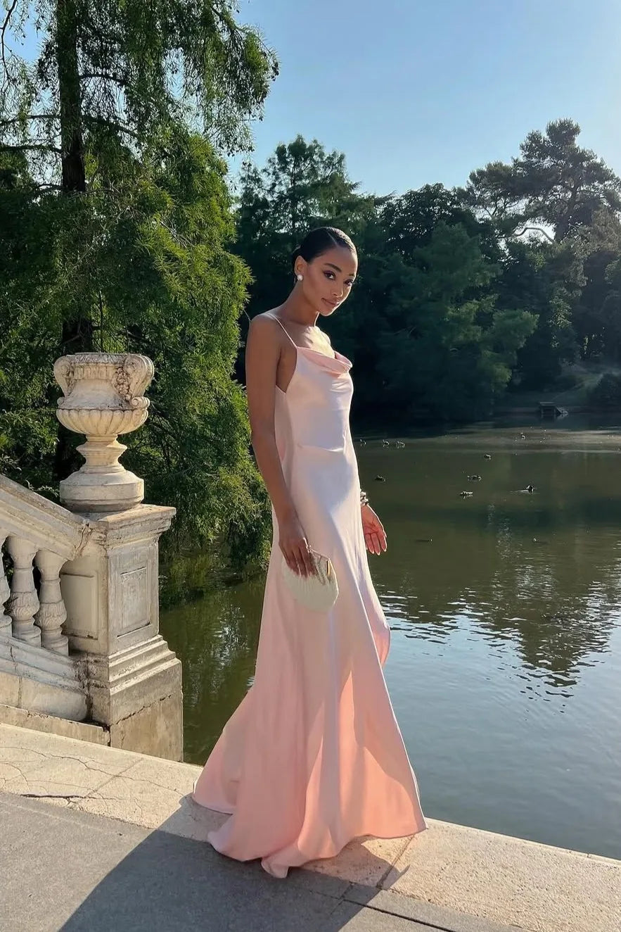 Vestido Longo Acetinado Mariah