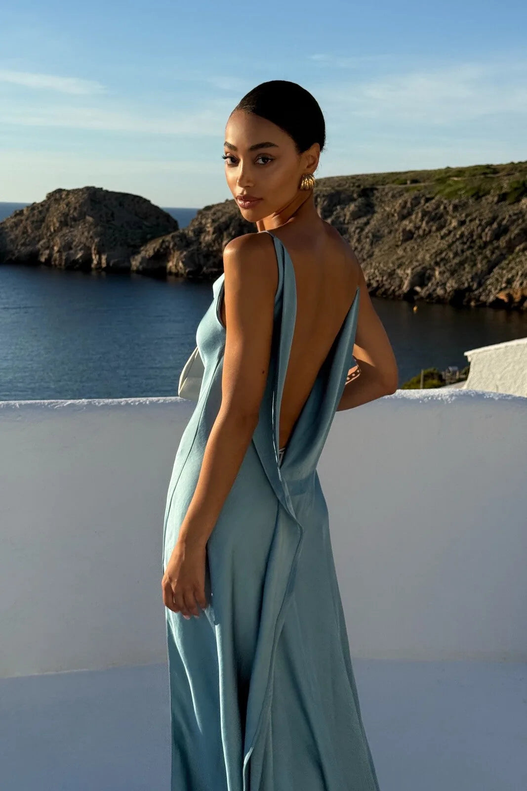 Vestido Longo Acetinado Mariah
