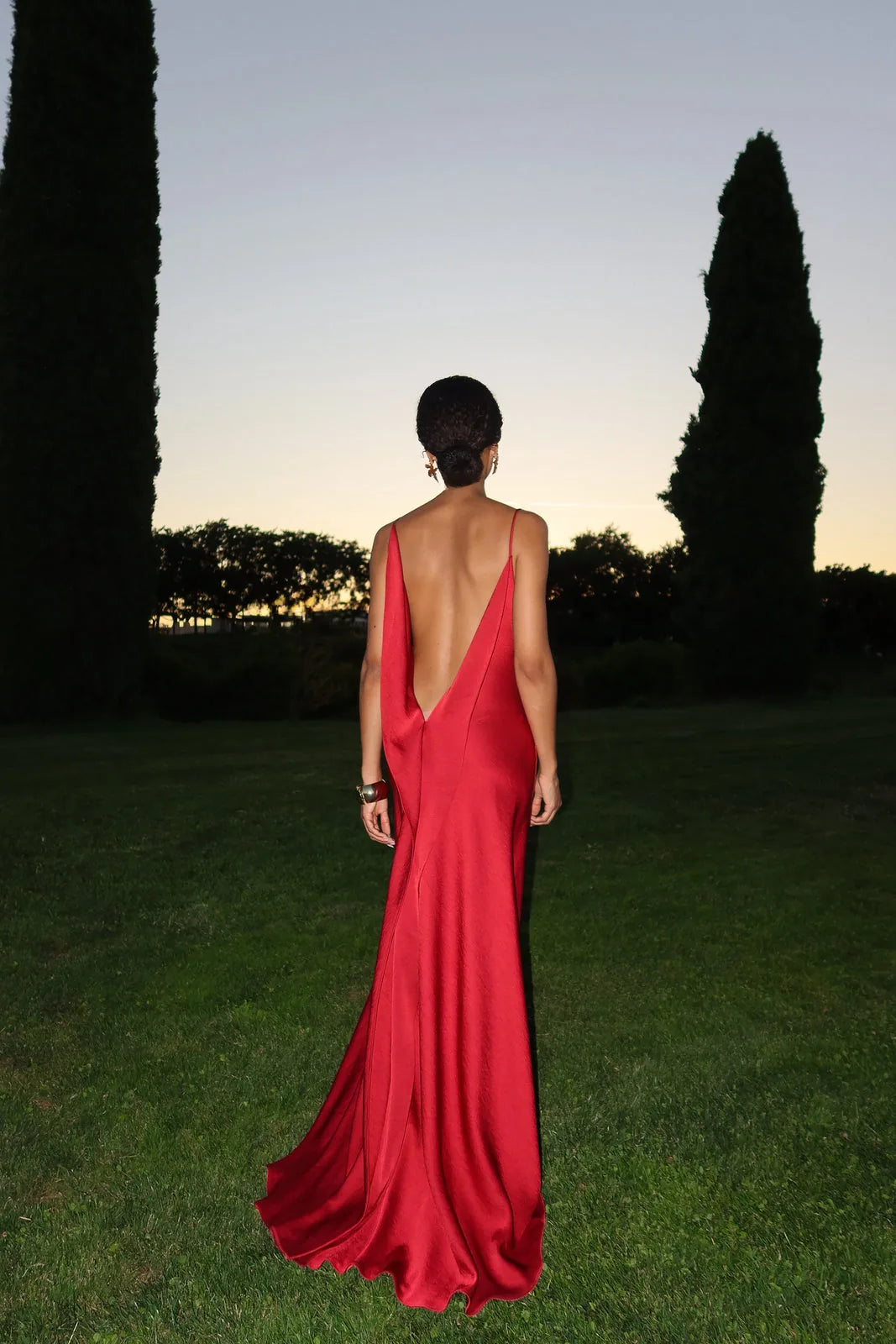 Vestido Longo Acetinado Mariah