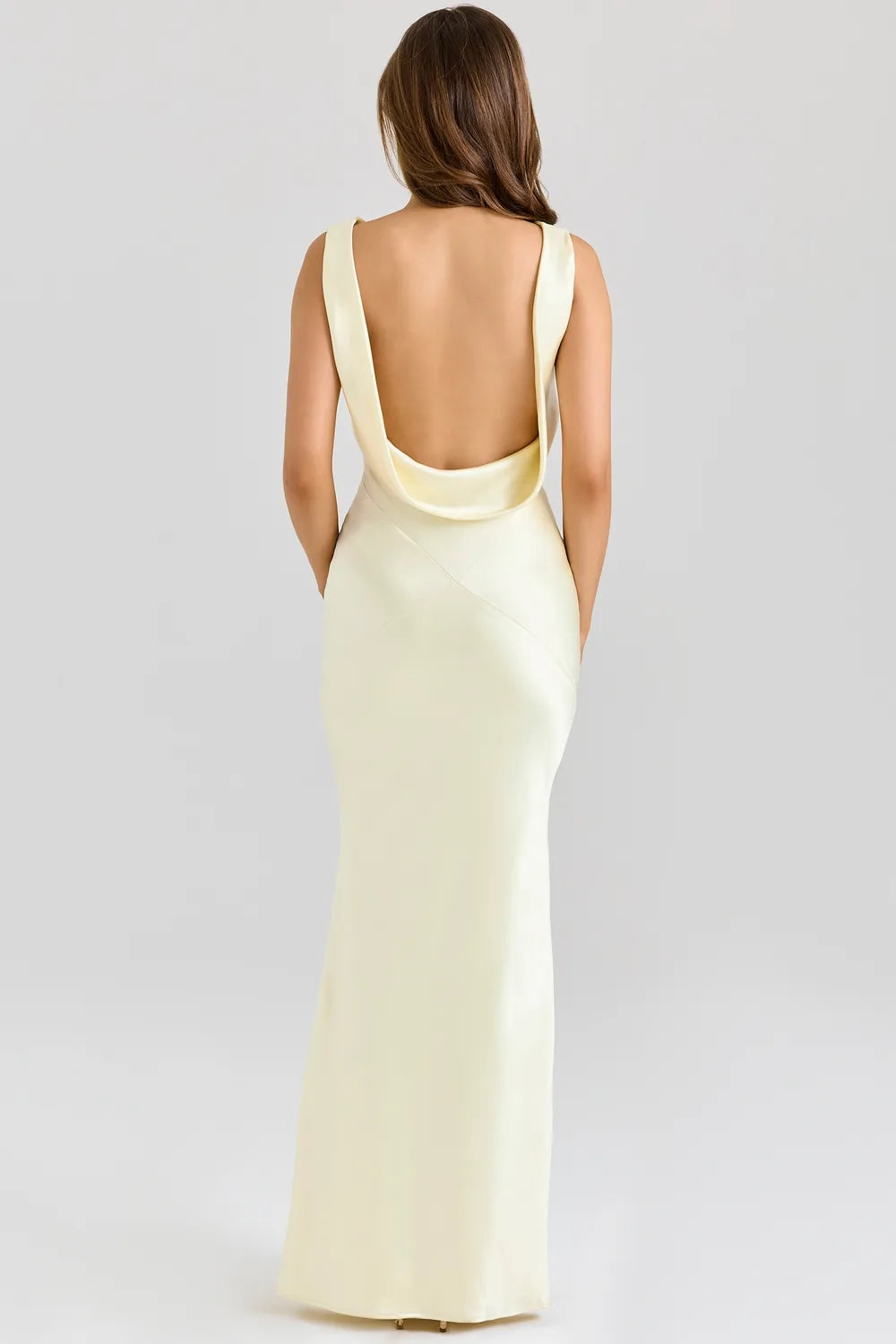 Vestido Longo Acetinado Samira