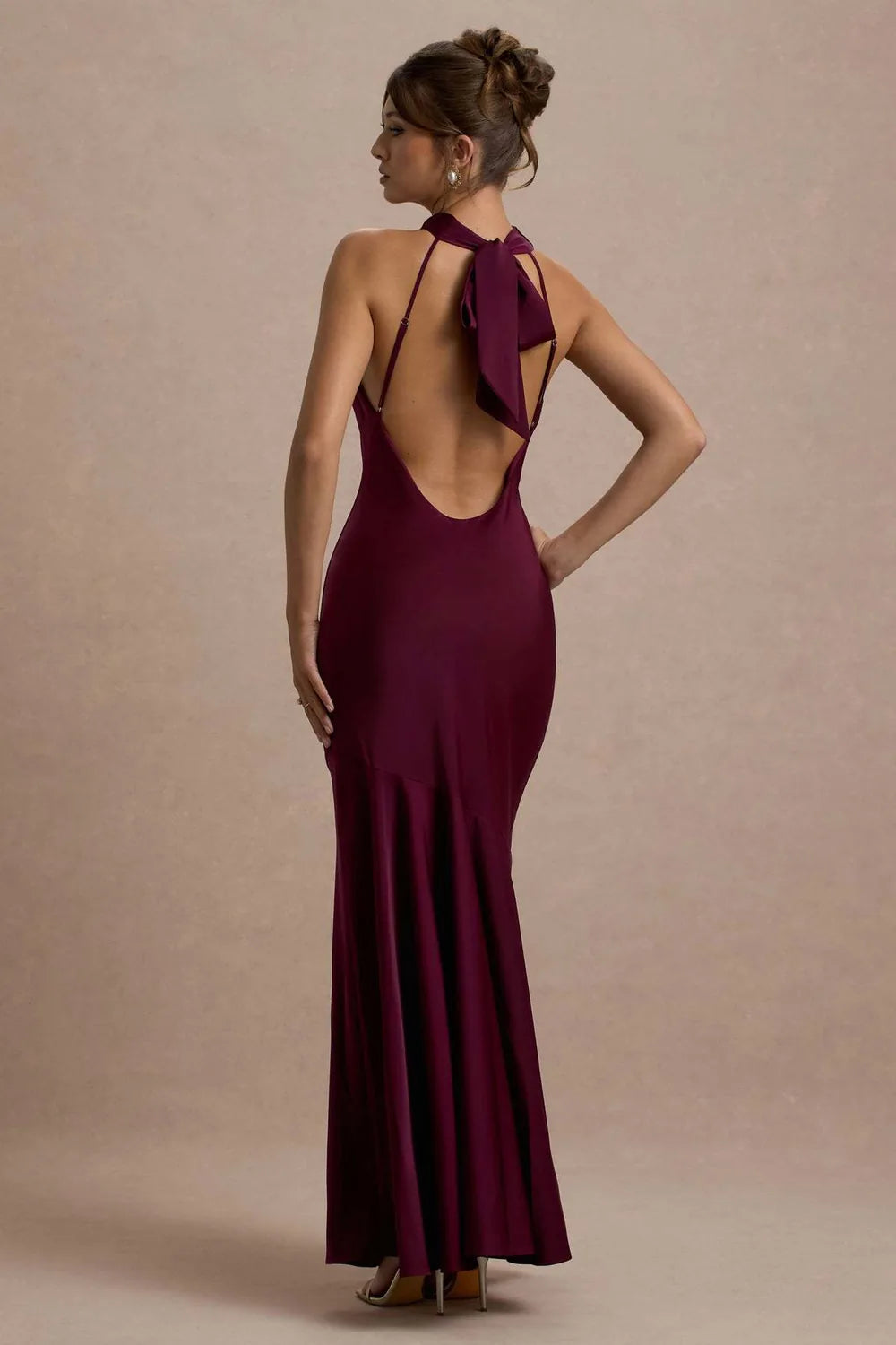 Vestido Longo Acetinado Saylor
