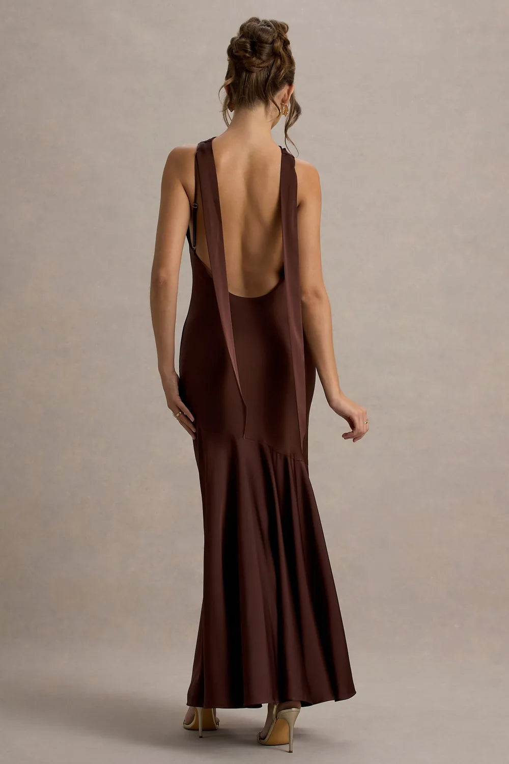 Vestido Longo Acetinado Saylor