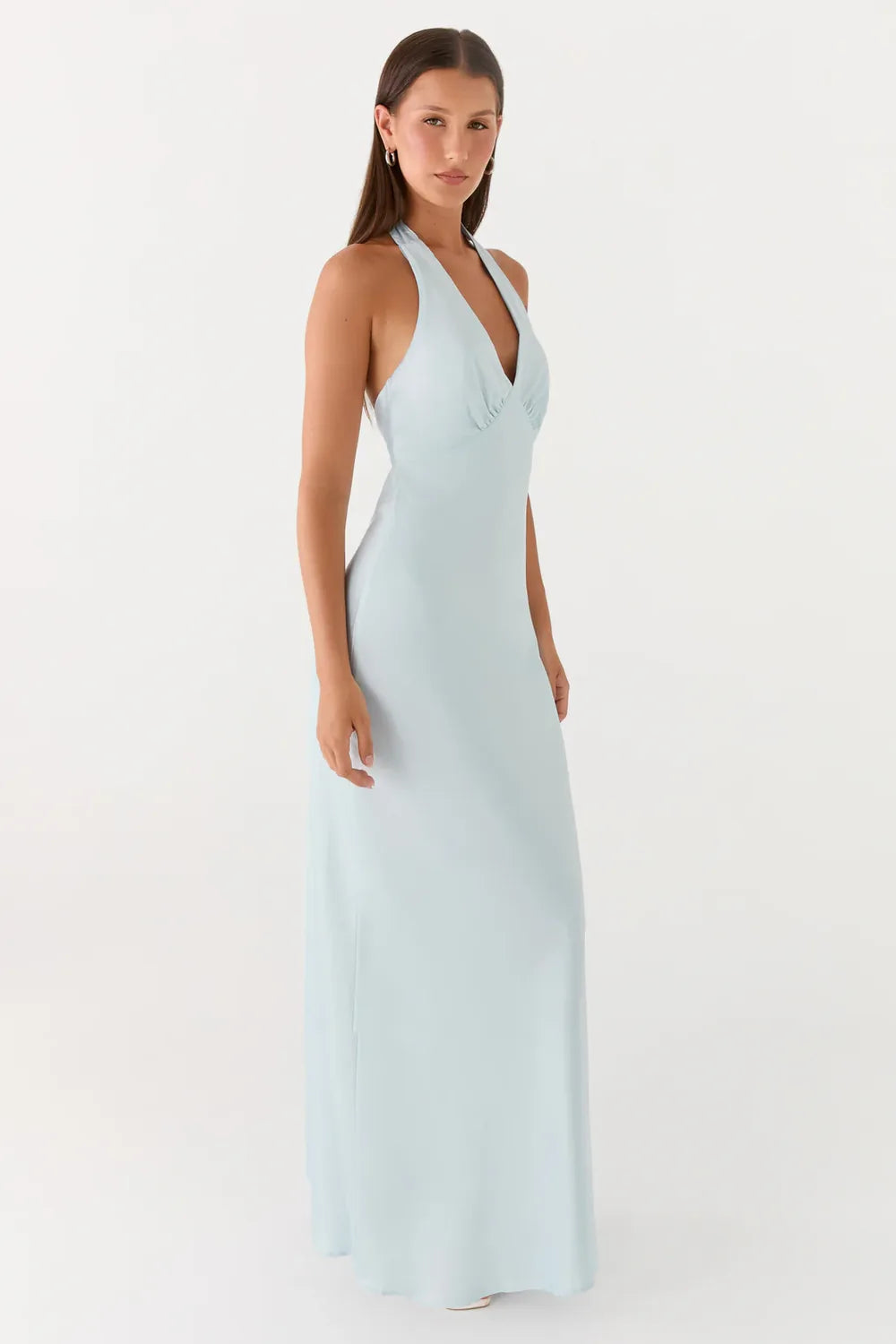 Vestido Longo Acetinado Santini
