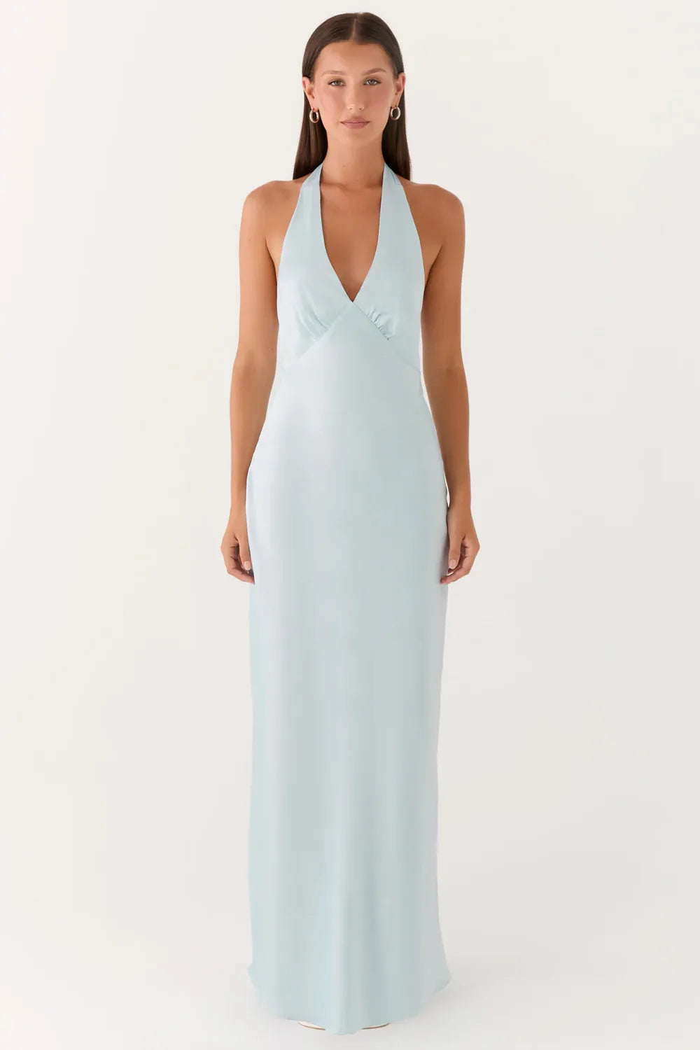 Vestido Longo Acetinado Santini