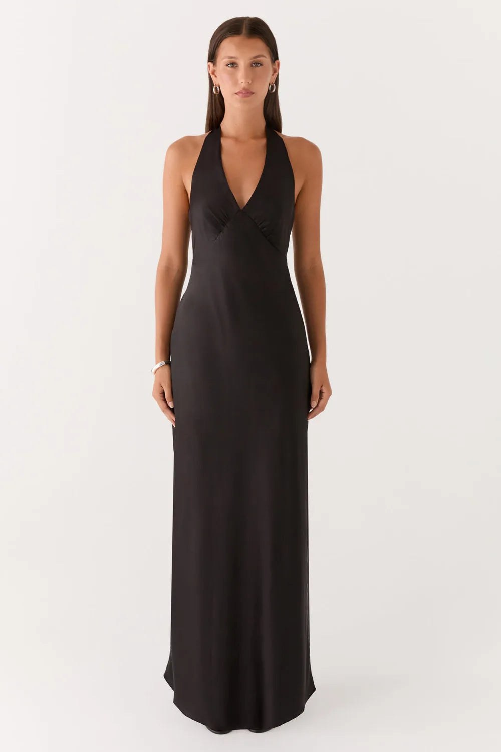Vestido Longo Acetinado Santini