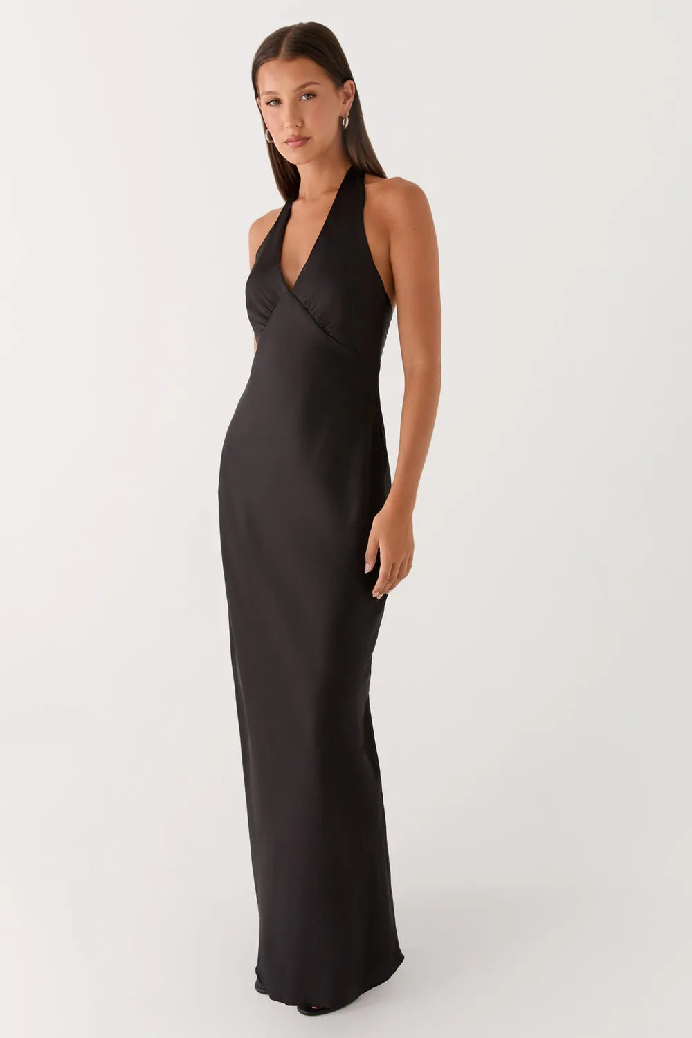 Vestido Longo Acetinado Santini