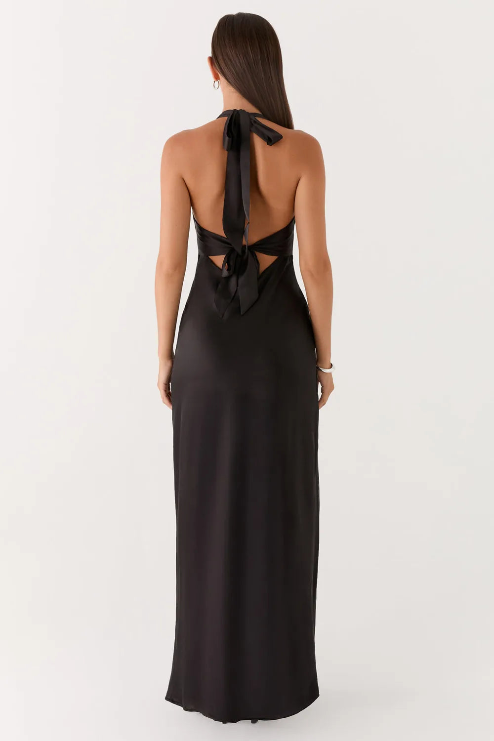 Vestido Longo Acetinado Santini