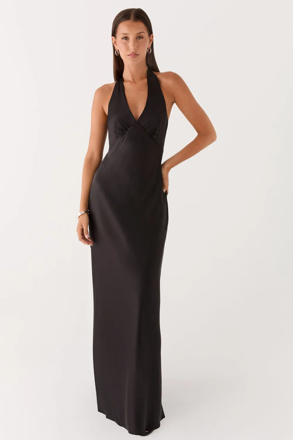 Vestido Longo Acetinado Santini