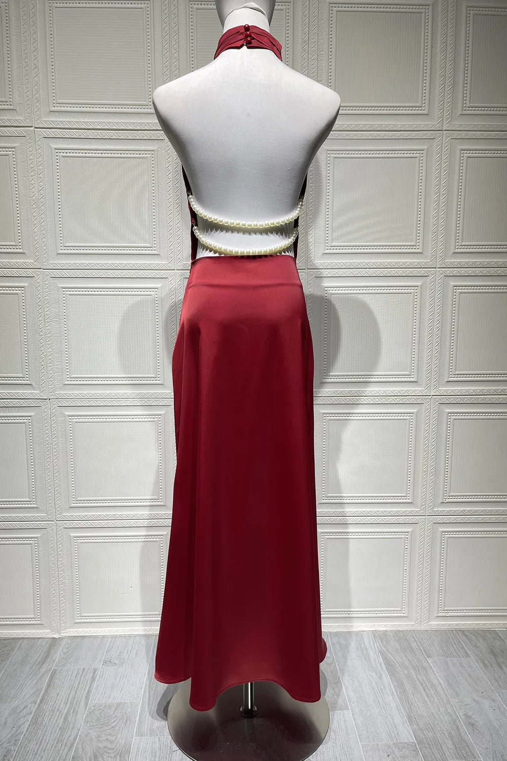 Vestido Longo Acetinado Giordana