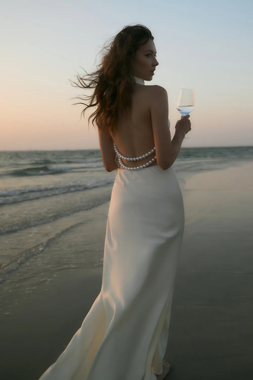 Vestido Longo Acetinado Giordana