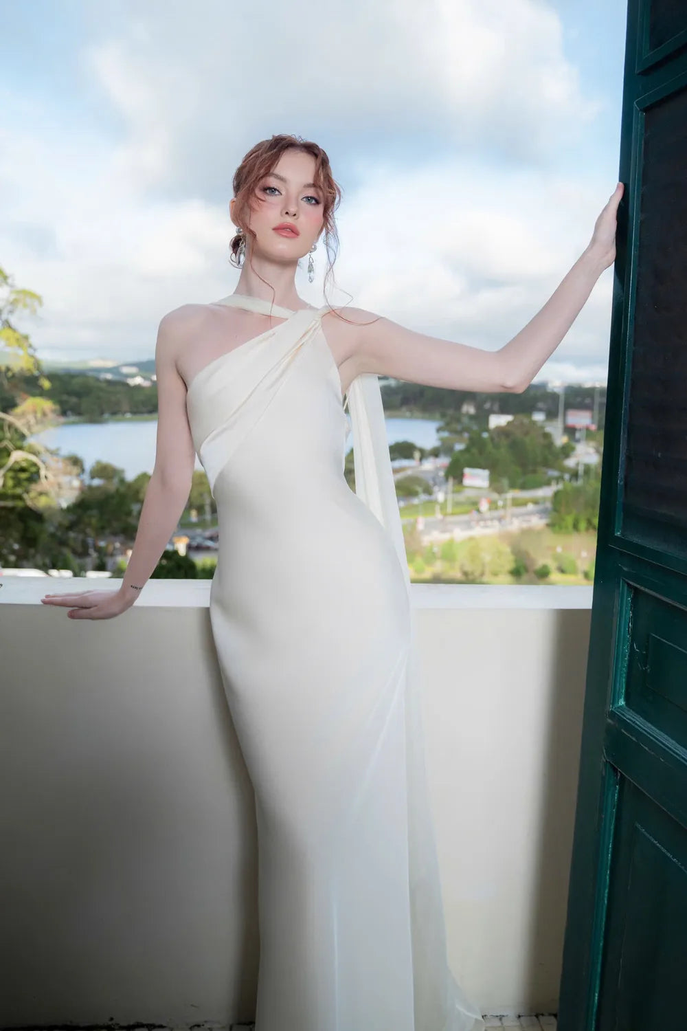 Vestido Longo Acetinado Bridget