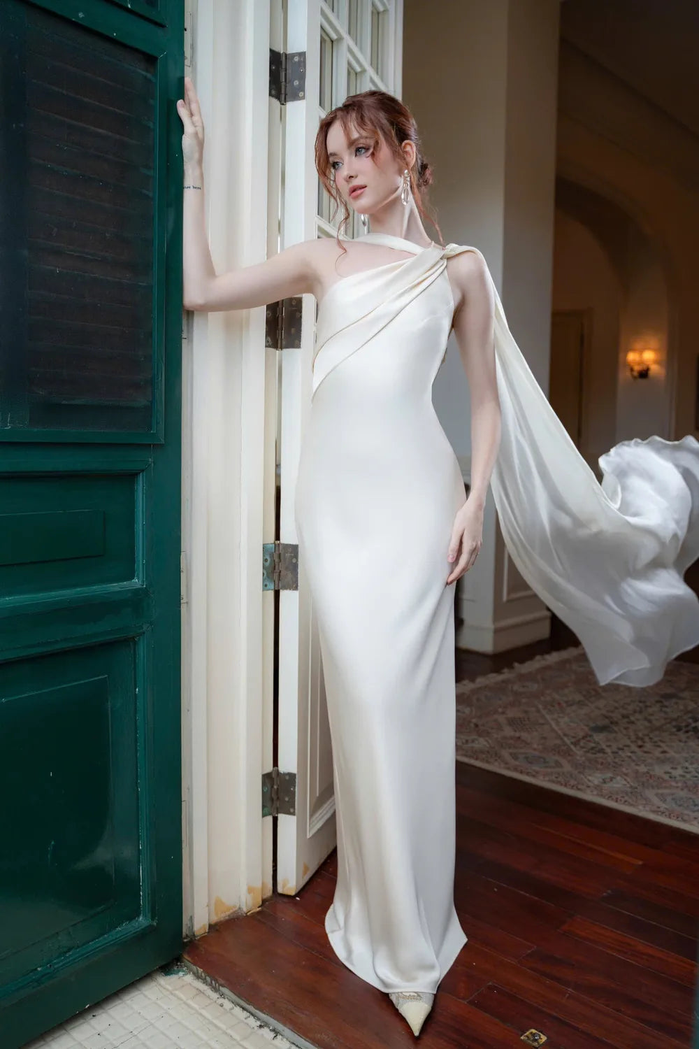 Vestido Longo Acetinado Bridget