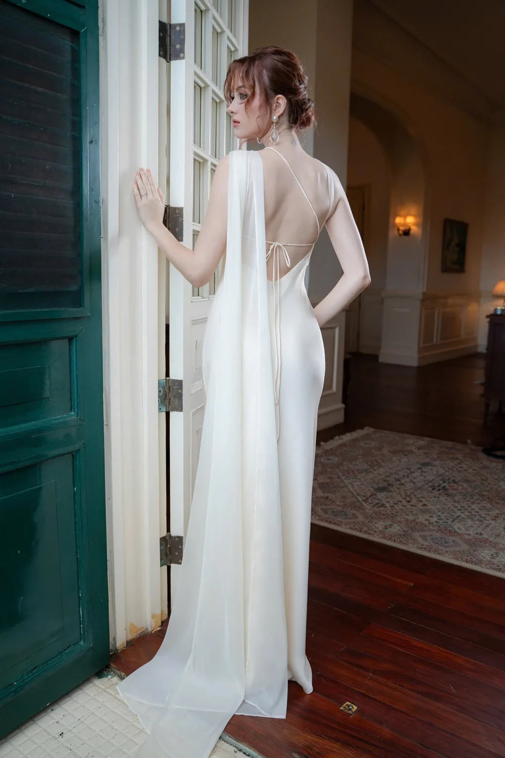 Vestido Longo Acetinado Bridget