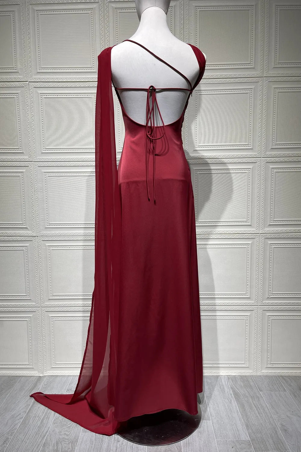 Vestido Longo Acetinado Bridget
