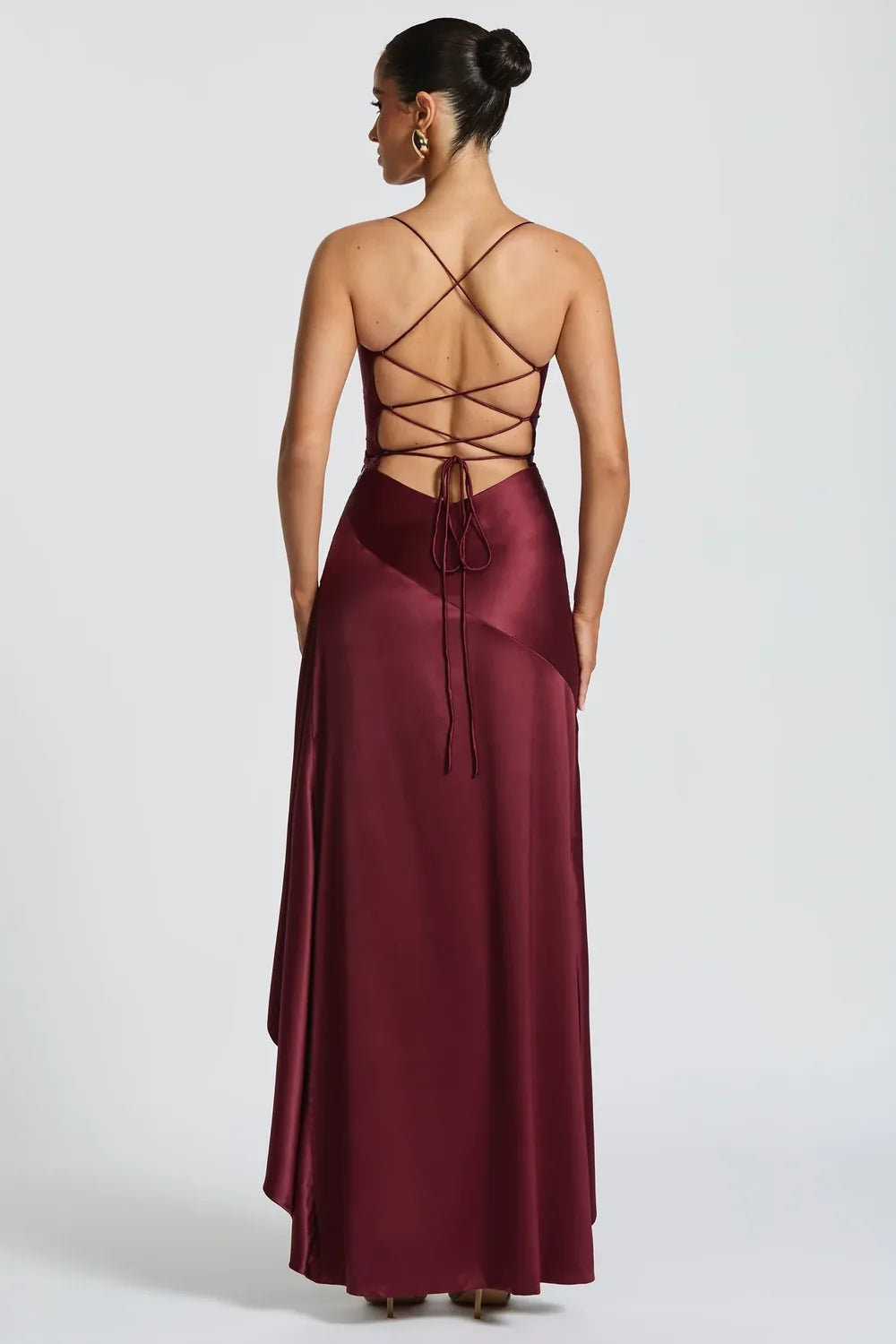 Vestido Longo Acetinado Solana