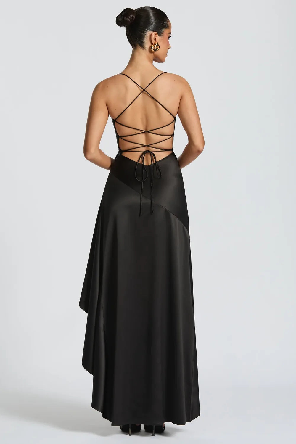 Vestido Longo Acetinado Solana