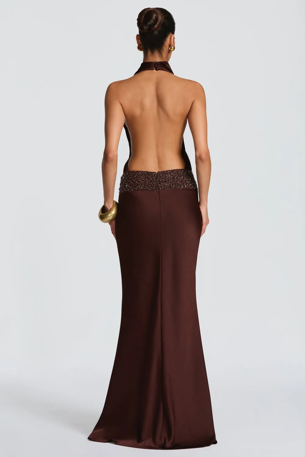 Vestido Longo Acetinado Lauren