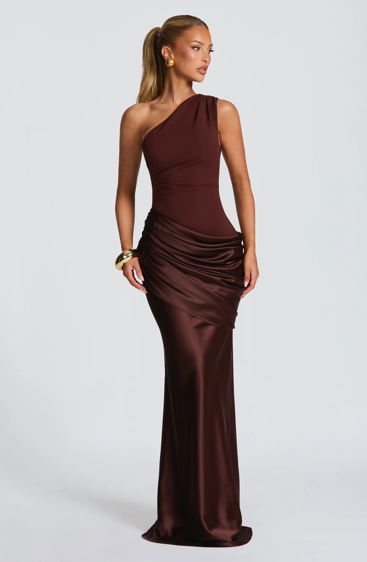 Vestido Longo Acetinado Cordelia