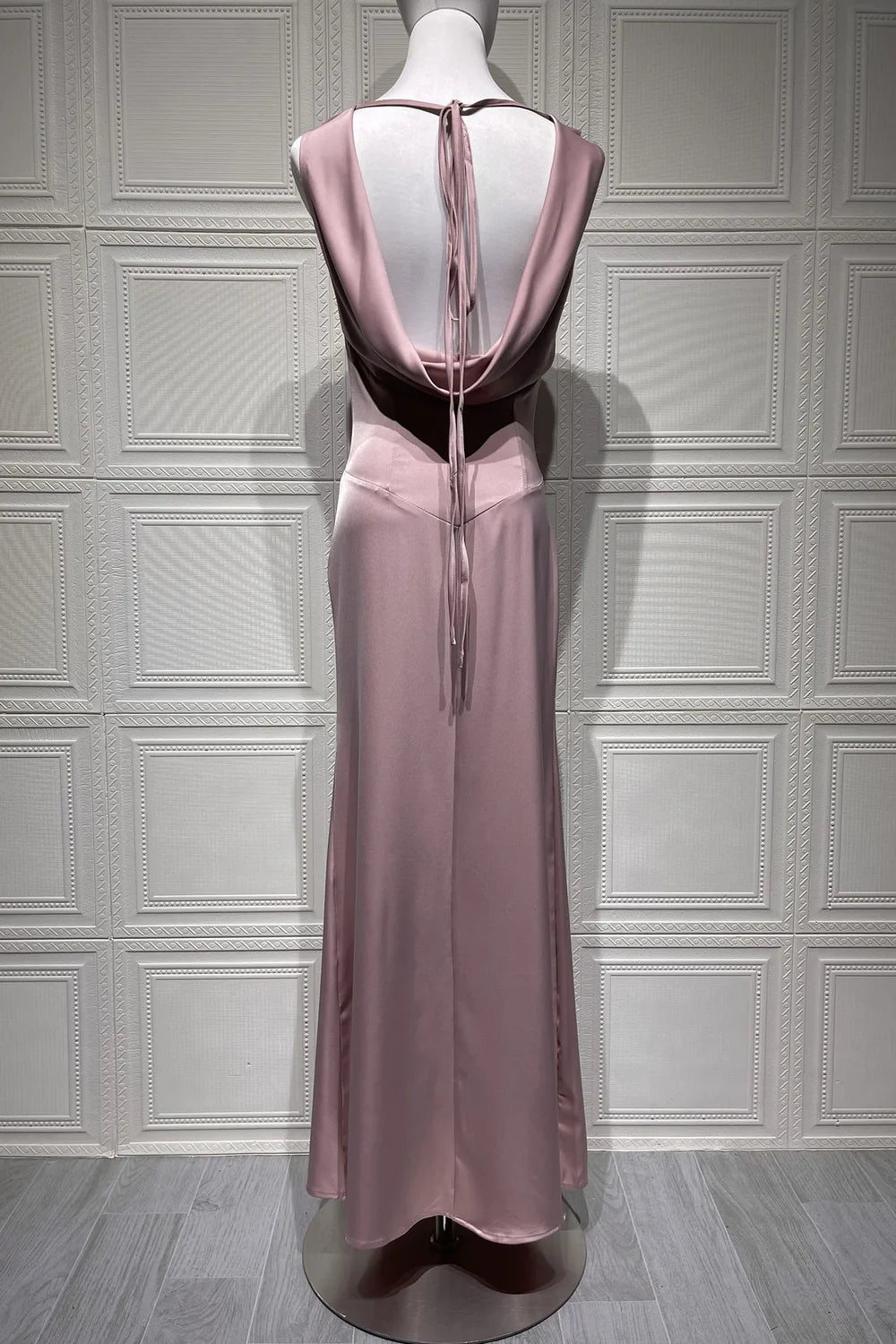 Vestido Longo Acetinado Romera