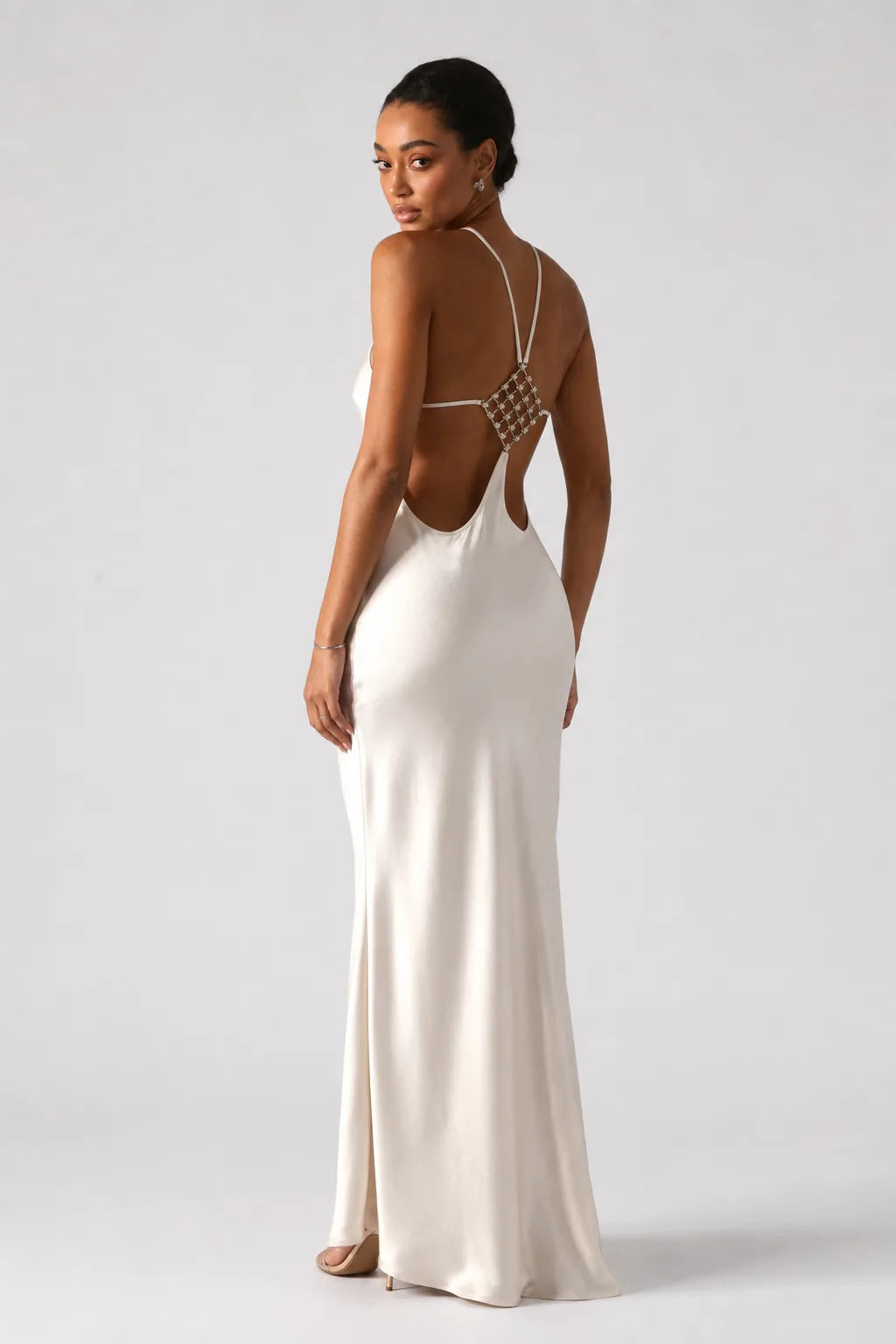 Vestido Longo Acetinado Pietra