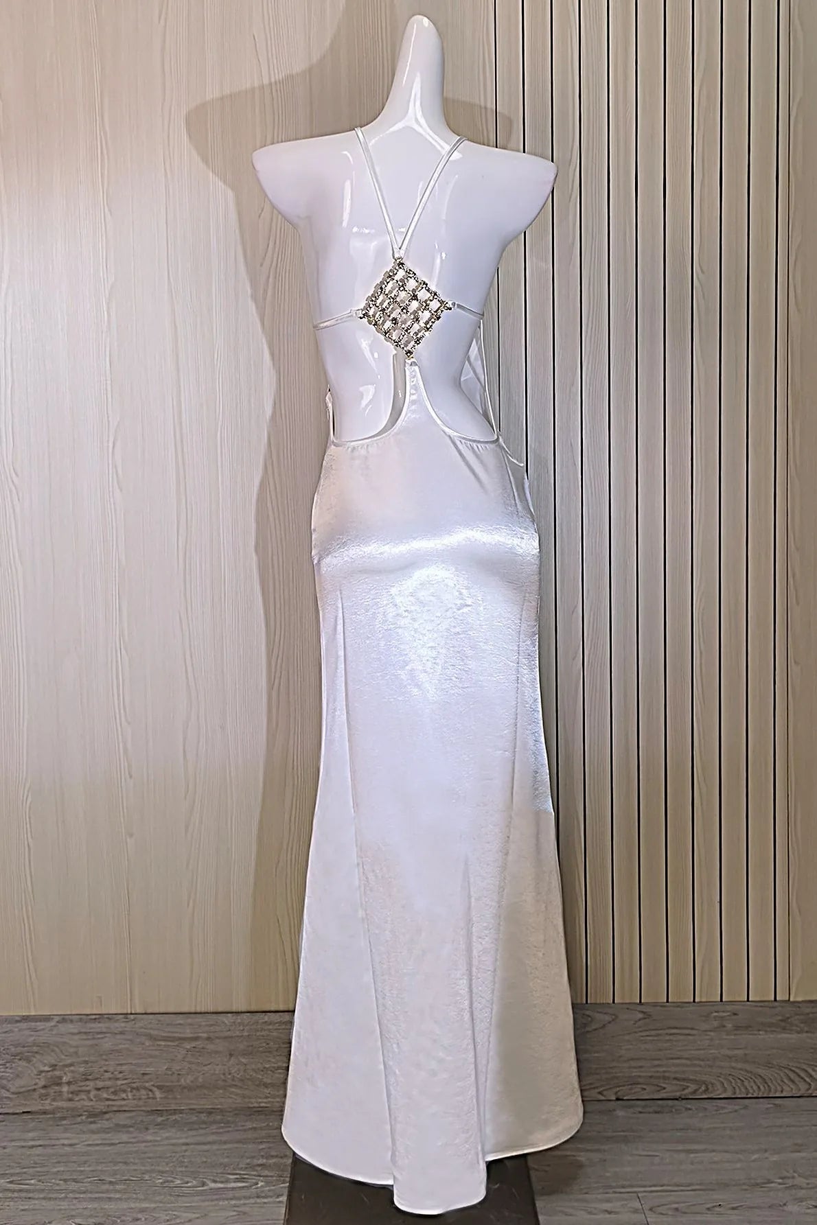 Vestido Longo Acetinado Pietra
