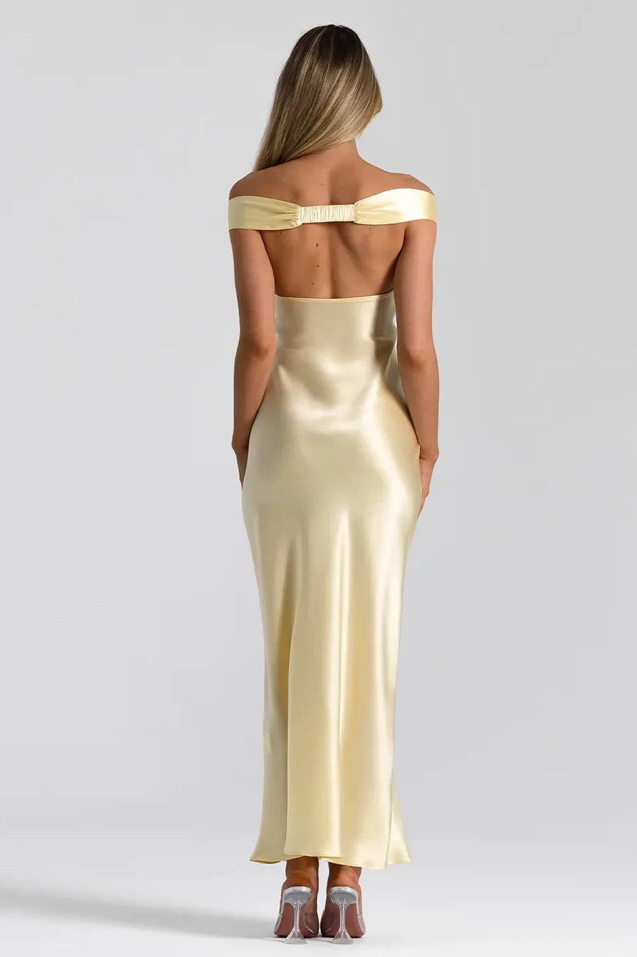 Vestido Longo Acetinado Natsai