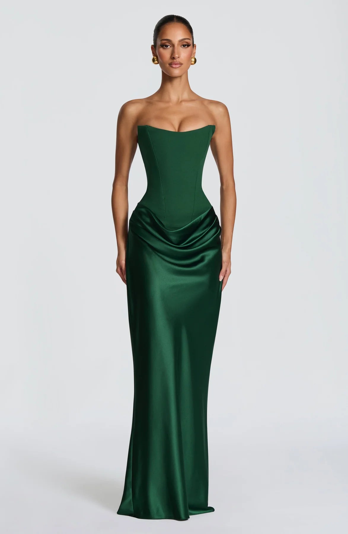 Vestido Longo Corset Tally