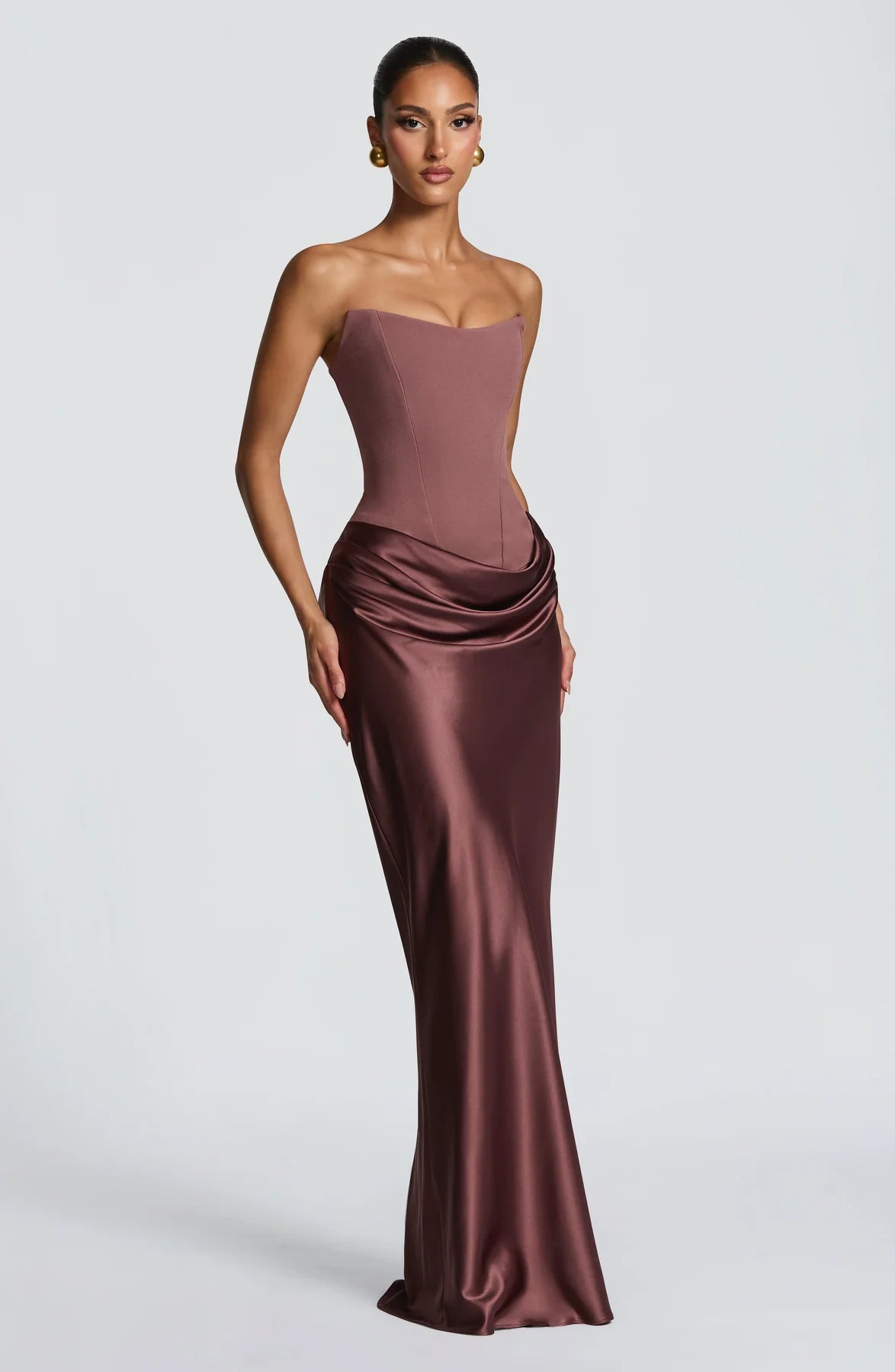 Vestido Longo Corset Tally