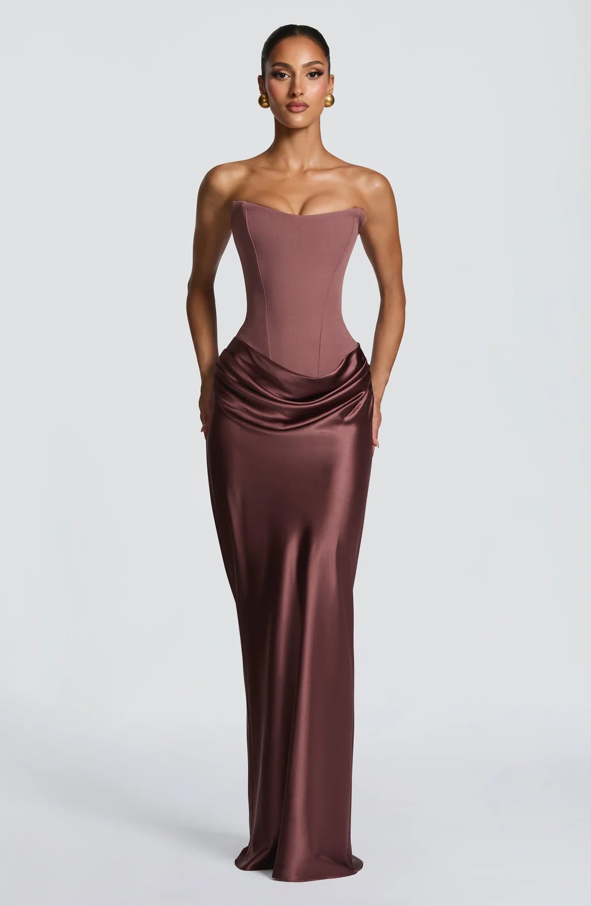 Vestido Longo Corset Tally