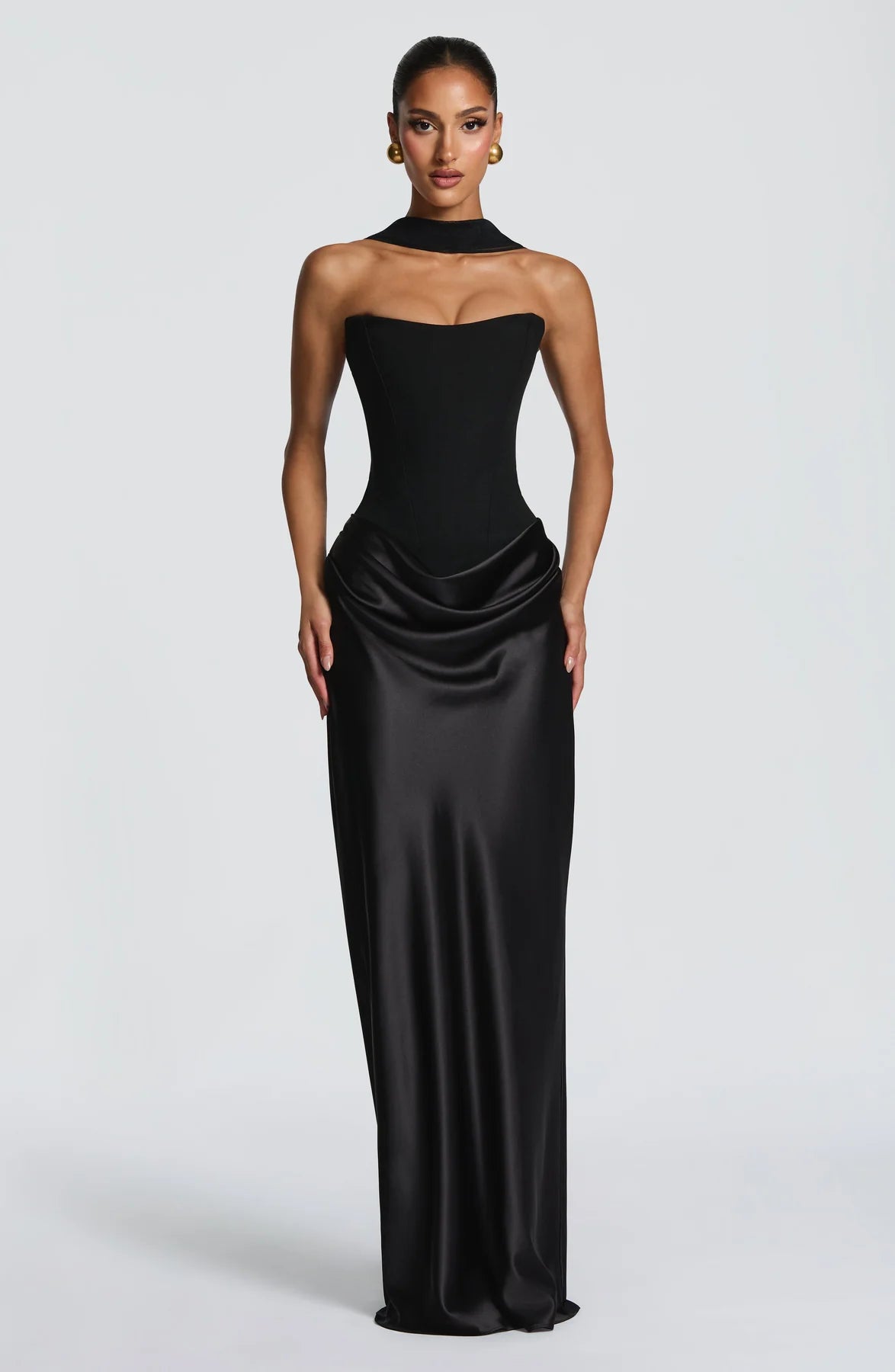 Vestido Longo Corset Tally