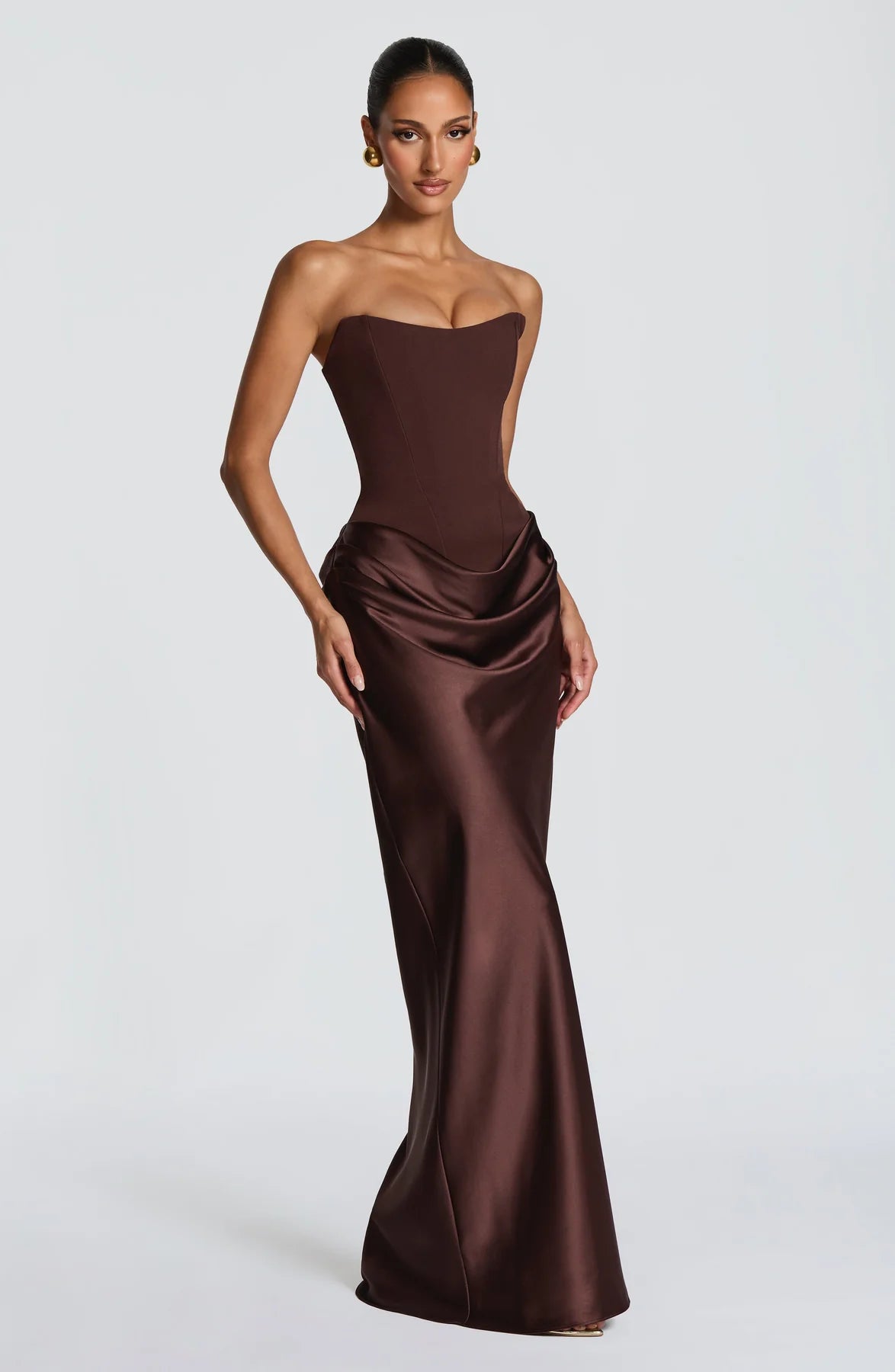 Vestido Longo Corset Tally