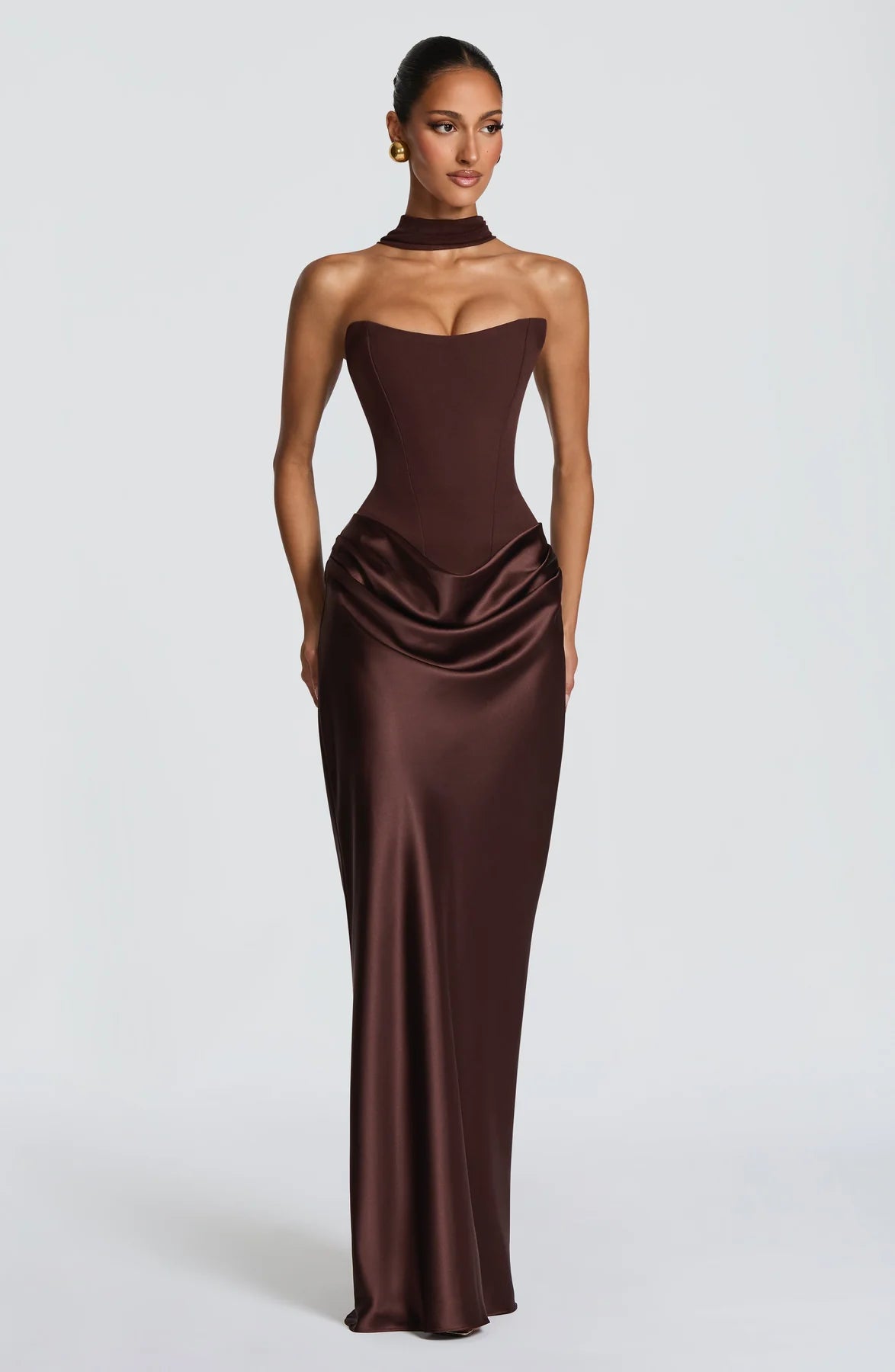 Vestido Longo Corset Tally