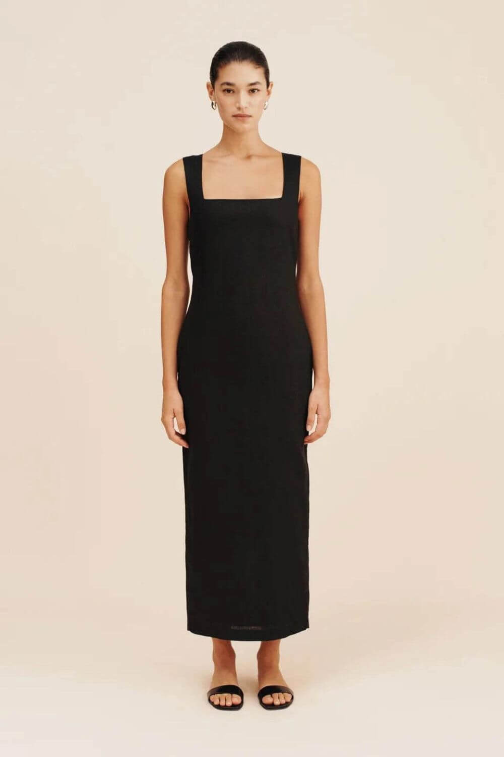 Vestido Midi em Linho Lívia