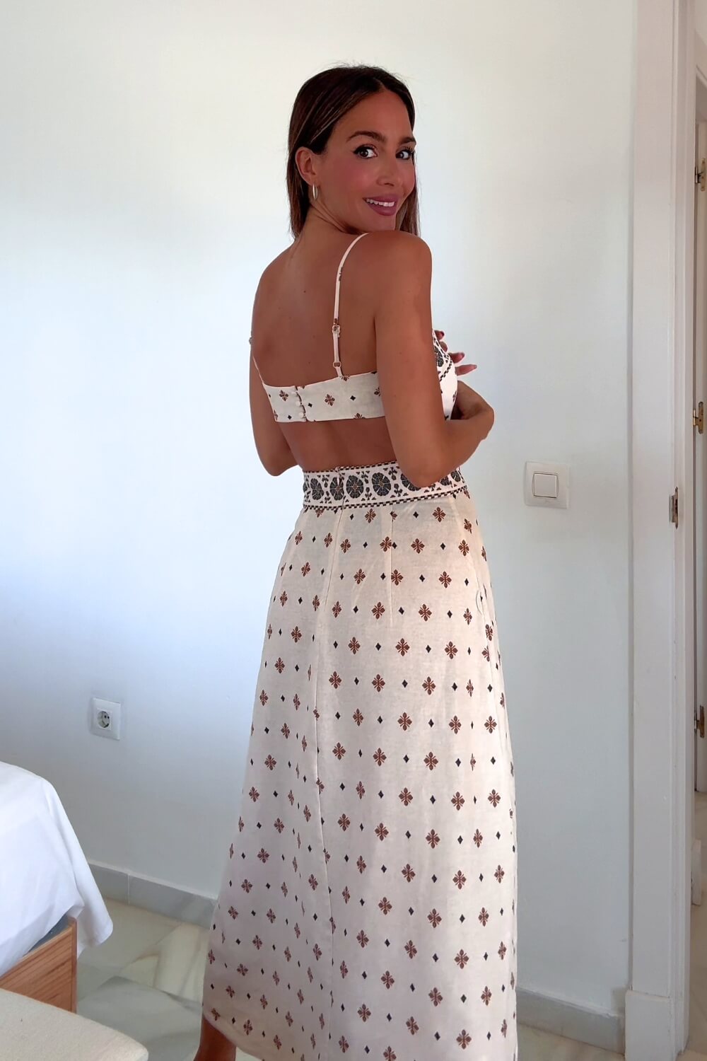 Vestido Midi em Linho Paola