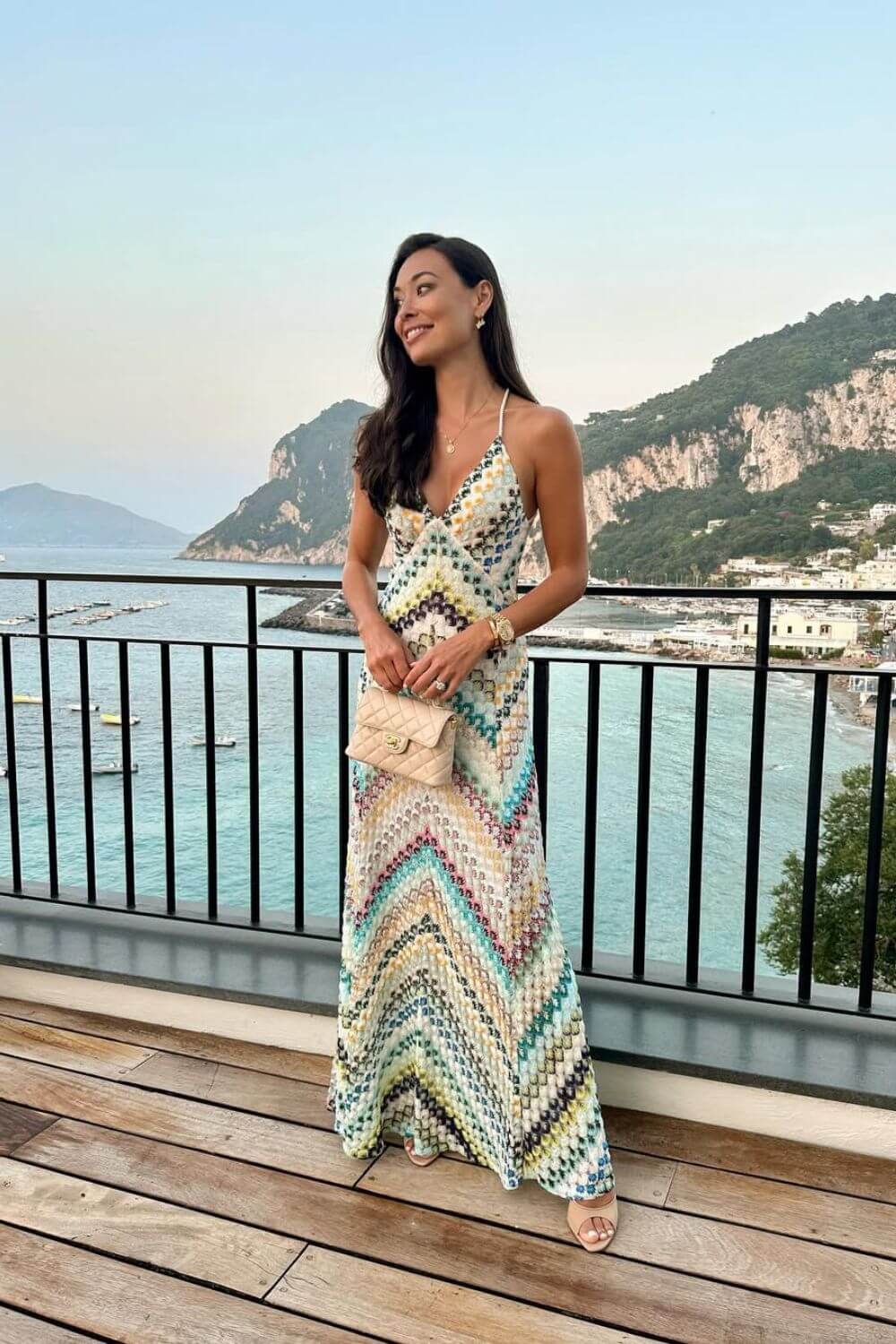 Vestido Longo em Renda Aleth